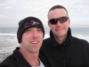 Me and Mike after our own Rexhame New Year's Day Splash