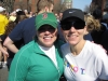 Supporting Patti at her first half-marathon