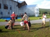 Our first Death Race : Vermont :*) Me and Mike Ha ha. I'm the one kneeling